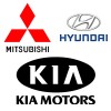 MITSUBISHI, HYUNDAI, KIA